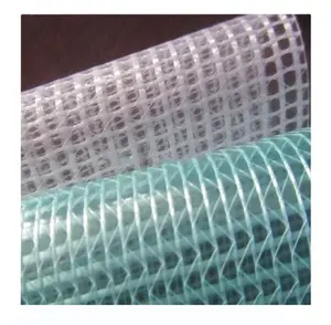 Serra di lavoro a maglia tessuto chiaro maglia incatramata del PVC trasparente