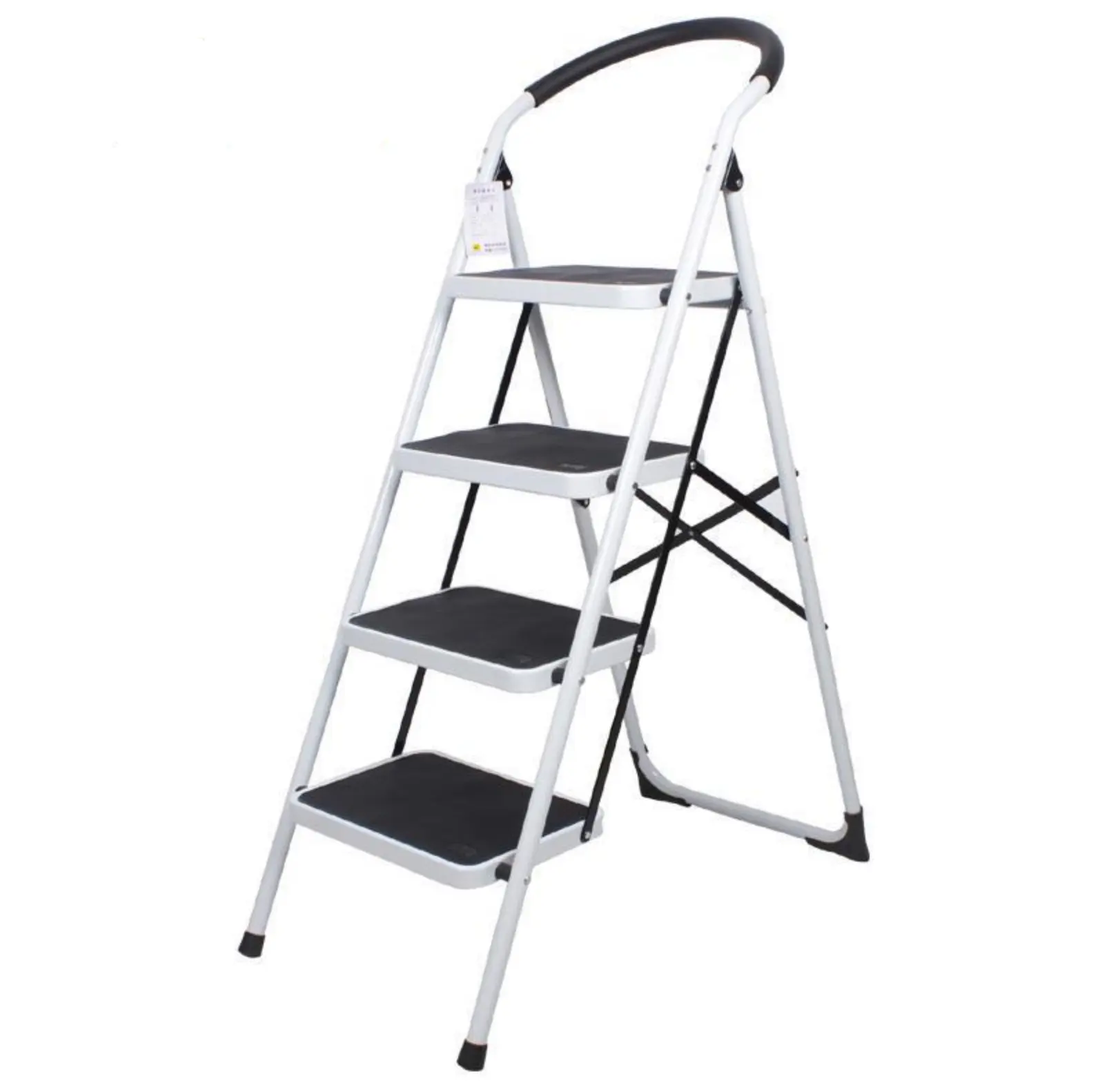 Heavy Duty Indoor Stalen Ladder 3 Stappen Voor Thuisgebruik Draagbare Indoor Stalen Ladder