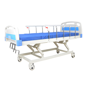 <span class=keywords><strong>Lit</strong></span> médical manuel à 3 manivelles à faible coût pour soins à domicile et hôpital, réglable en hauteur, 3 fonctions, capacité de 150 kg, certifié CE, garantie 3 ans - Product Image 3