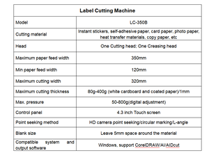 Troqueladora Automática de Doble Cabezal para Etiquetas (1200 mm/s) - para Papel Copperboard Autoadhesivo y Hojas A3 con Función de Corte y Plegado - Product Image 2