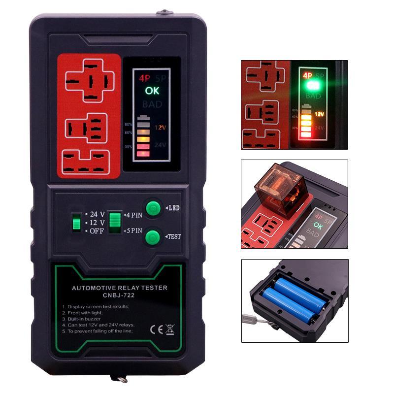 12V LED Relay Tester – Universal Automotive Electronic Relay Checker