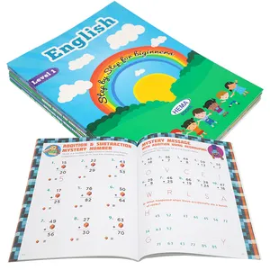 Impresión personalizada, cubierta blanda económica, libro de escuela primaria, educación de la primera infancia, servicio de impresión