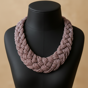 Gargantilla de diamantes de imitación con cuentas de cristal, collares de colores - Product Image 1