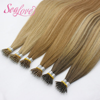 Extensiones de Cabello con Anillos Nano Invisibles y Ligeros, Cuentas Discretas, Sin Calor, Sin Pegamento, Aspecto Natural, Cabello Humano