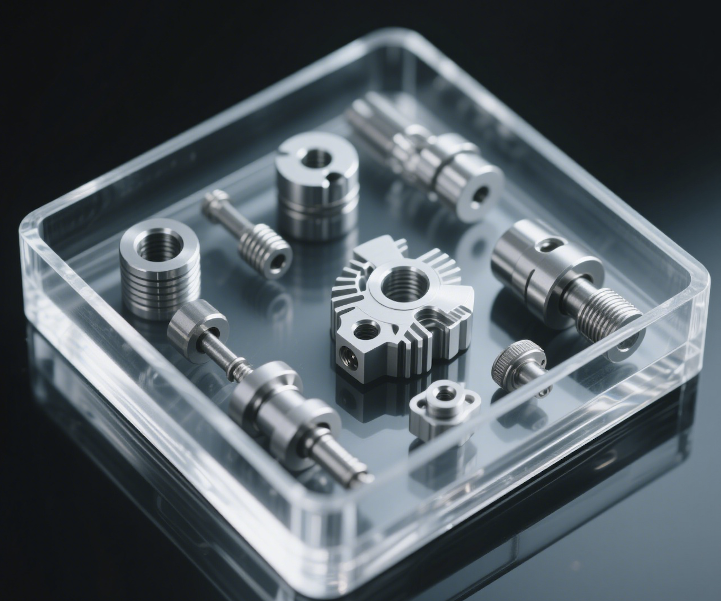 Industrial Hardware Accessories Manufacturer Stainless Steel Aluminum Brass Parts Precision CNC Turning Milling