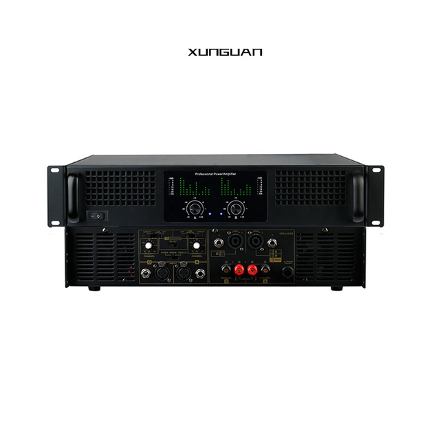 BH Series High Performance 2 Channel 2U/3U Professional Audio Power Amplifier 2CH*250W-1700W