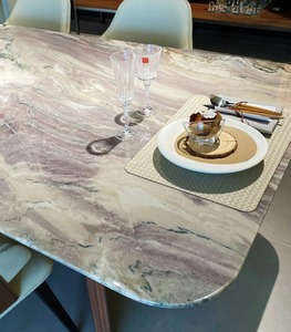 Quarzo Aquarella per Isola Cucina di Villa di Lusso, Piano da Pranzo, Parete Decorativa, Top per Bagno - Product Image 6