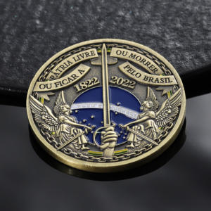Souvenirs, pièces de monnaie en métal plaqué laiton, 3D, détails élevés, gaufrage, logo en métal, alliage de zinc, pièces de monnaie personnalisées double face - Product Image 5
