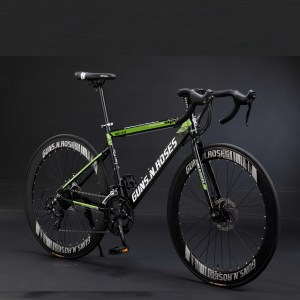 OEM Factory 700c Bicicleta de carretera Bicicleta Hombres Sistema de frenos de disco Pedal ordinario 27 velocidades Ruedas de aleación de magnesio Aleación de aluminio - Product Image 4