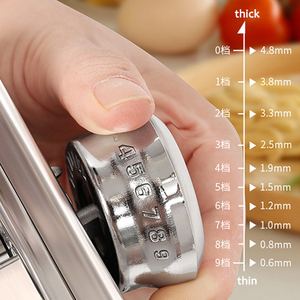 Nhà sản xuất mì ống thủ công <span class=keywords><strong>9</strong></span> cài đặt độ dày có thể điều chỉnh máy sản xuất mì ống thủ công 2 trong 1 - Product Image 3