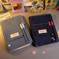 Carnet A5 à couverture en tissu style cowboy vintage américain, 100 feuilles imprimées, de haute qualité, à feuilles mobiles, épaissi, journal cadeau