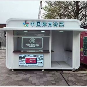 Quiosco móvil de ventas al aire libre de chapa de acero laminada en frío con sistema de pago para parques, mercados y casas de té - Product Image 2