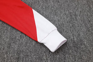 Combinaison d'entraînement rétro à manches courtes avec fermeture éclair intégrale, séchage rapide, automne-hiver, 24/25, uniforme de compétition des clubs européens de Paris, vêtements de football - Product Image 2