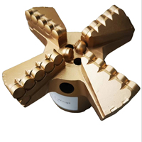 Usine 7 pouces quatre ailes Concave PDC Bits PDC Drag Bit PDC Blade Bit pour le forage de puits
