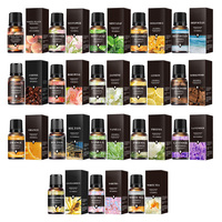 Diffuseur d'huiles essentielles personnalisé à base d'huile essentielle de lavande aromathérapeutique hydrosoluble, huile essentielle de rose pour intérieur avec boîte d'emballage
