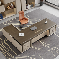 Meubles de bureau commerciaux Bureau de direction Bureau de direction moderne Bureau de direction en forme de L Bureau de direction modulaire Bureau de direction de luxe