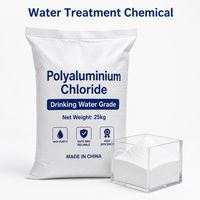 Poudre blanche PAC 30% de qualité potable pour les stations d'épuration municipales, chlorure de polyaluminium