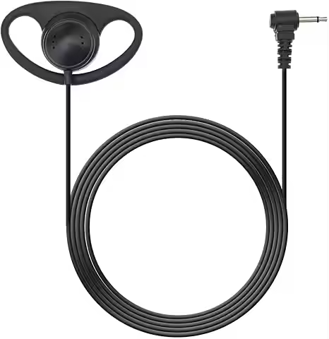 EP450 Two Way Radio Earpiece Security Guard Bodyguard Headset-Only-Listen Earphone IPX-4 Waterproof PU/Silicone Motorola CP040