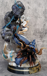 Haute qualité 57cm PVC Nika <span class=keywords><strong>Luffy</strong></span> figurine engrenage singe D <span class=keywords><strong>Luffy</strong></span> VS <span class=keywords><strong>Kaido</strong></span> Anime Collection Luminescent Statue jouets - Product Image 5