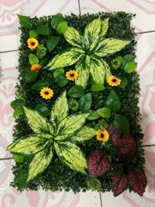 Panneau de haie artificielle en plastique de haute qualité en gros, écran de faux lierre, clôture extérieure, barrière pour la décoration de jardin - Product Image 6