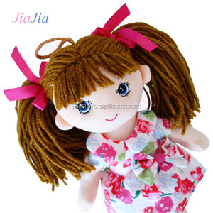 Oyuncak fabrika kişiselleştirilmiş bez özel peluş bez bebek yumuşak amerikan oyuncak bebek oyuncak kız bebek için 25cm - Product Image 2