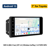 Radio para Auto Android 13 de 7 Pulgadas para Toyota Corolla Camry RAV4 Hilux Rockchip RK3562 WiFi 6 BT5.4 CarPlay Inalámbrico Navegación GPS