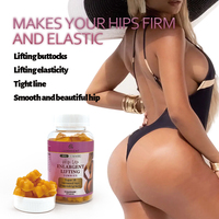 Gummies OEM pour l'amélioration des fesses et des seins, plus volumineux et booster de hanches, gummies pour l'agrandissement des fesses avec effet liftant et raffermissant