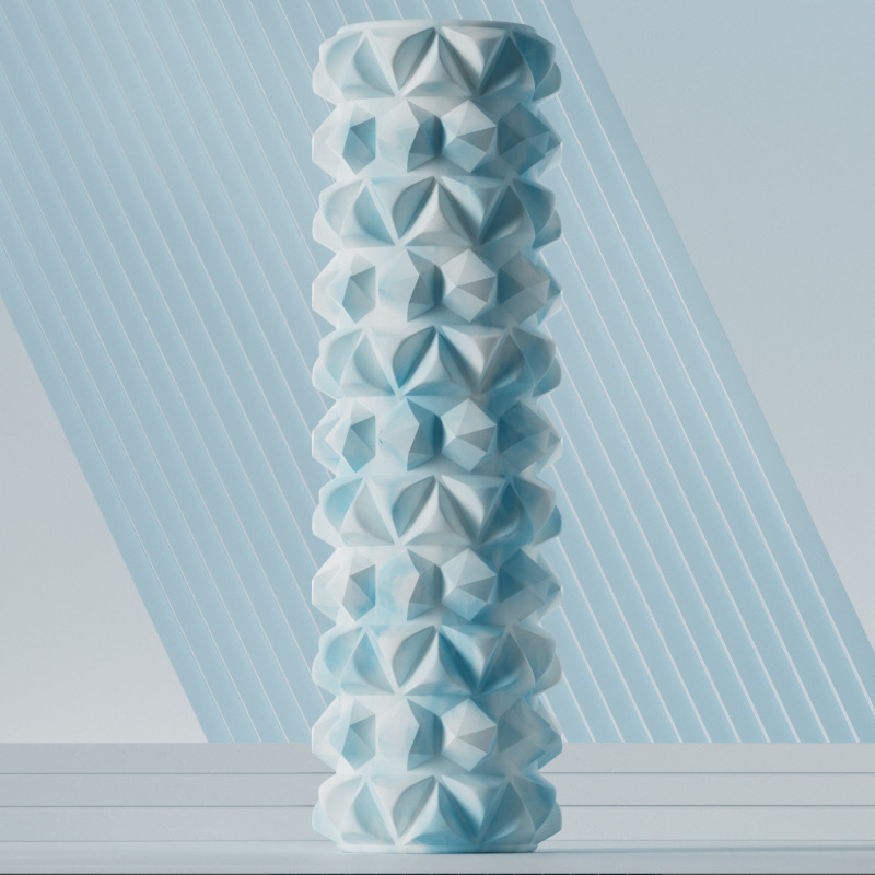 45cm foam roller hollow [blue white]