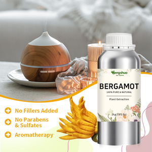 น้ำมันหอมระเหยเบอร์กามอตออร์แกนิคบริสุทธิ์ 100% กลิ่นหอมจากผลไม้ตระกูลส้มและสมุนไพร สำหรับเครื่องกระจายกลิ่นอโรมาเธอราพี บำรุงผิว นวดตัว - Product Image 2