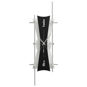 Minimalist <b>Wall</b> <b>Clock</b> Irregular Shape Quartz Movement <b>Silent</b> Battery Powered Living Room Dining Room Entryway Decor - Product Image 5