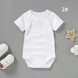 Pijama de Algodón Orgánico Sólido para Bebé, Mameluco de Manga Corta para Verano, para Niños y Niñas - Product Image 5