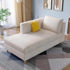 <span class=keywords><strong>Minsu</strong></span> Apartment Hotel Edler Sessel Sofa Gästezimmer Schlafzimmer Moderner Einfacher Freizeitstuhl Bequemer Liegestuhl mit Holzfußstütze - Product Image 5