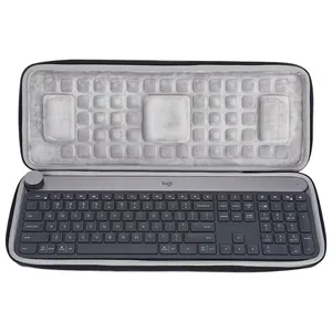 Wasserdicht Custom EVA zip Lagerung Fall Reise Tragbare Tastatur Schutzhülle Tasche für Logitech Handwerk Erweiterte Tastatur