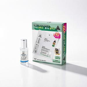 Mascarillas Faciales VT Reedle Shot 100 de 2 Pasos, Paquete de 10 Unidades, Cuidado Diario de la Piel, Para Todo Tipo de Piel, Fórmula K-Beauty - Product Image 1