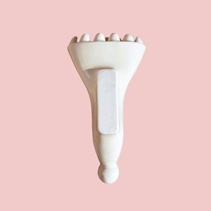 2025 Muscle Fascia Tool Creamic Guasha Tablero de cuerpo completo Masajeador de pies Gua Sha Stones Natural Moon Shape Cup Scraper - Product Image 5