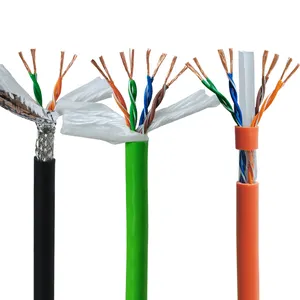 Cadena de arrastre industrial personalizada PUR/chaqueta de PVC Cable conector Ethernet para exteriores Cable de red personalizado más vendido