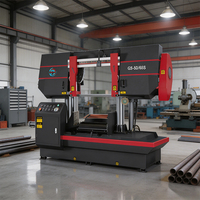 Mécanisme de guidage de précision à roulements pour scie à ruban CNC, stabilisant pour la découpe de barres d'acier