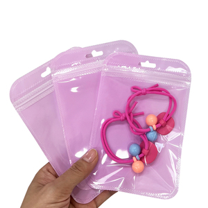 10.5*15 cm 플라스틱 플랫 파우치 지퍼 참조 가방 일반 색상 액세서리 작은 포장 지퍼백 - Product Image 6