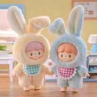 Original King Zhuo My Little Cat Delicious Rabbit V1 Bunny Vinyl Plush Toy Pendant Mystery Blind Box Anime Action Figures Doll
