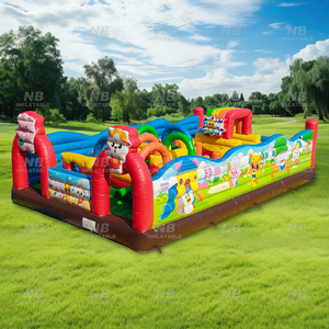Outdoor Inflatable Commercial House Slide and Jumping Castles With Blower Kids' Large <b>Trampoline</b> Park Inflatable <b>Trampoline</b> Park - Product Image 2