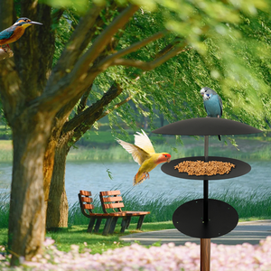 JH-Mech Iron Stand for <strong>Bird</strong> <strong>Feeder</strong> Built in Thread 27mm Diameter Tube Powder Coating Metal <strong>Free</strong> <strong>Standing</strong> <strong>Bird</strong> <strong>Feeders</strong> - Product Image 6