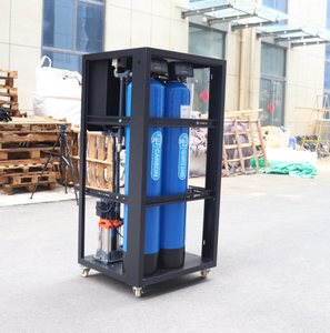 โรงบำบัดน้ำ BT-250LPH ทรายและคาร์บอนแบบหลายสื่อสำหรับเครื่องบำบัดน้ำแบบ RO เมมเบรน - Product Image 1