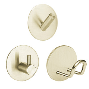 Saint Ruijia Stainless Steel No Drill <b>Coat</b> <b>Hooks</b> Modern Minimalist Wall Mounted Robe <b>Hooks</b> For Kitchen Bathroom Hardware - Product Image 1