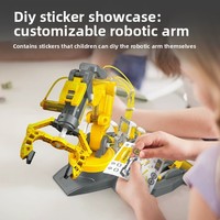 Bras robotique hydraulique 3 en 1, projets de construction STEM, jouets en plastique unisexes, kits scientifiques pour enfants