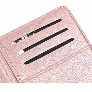 Portefeuille de voyage RFID avec bande élastique et porte-cartes pour hommes et femmes en cuir PU pour passeports et cartes - Product Image 3