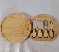Ensemble de planches à charcuterie en bambou biologique, plateau de service, planche à découper le fromage avec couteau, pliable, écologique, ensemble cadeau