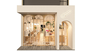 การออกแบบตกแต่งภายในร้านขนมหวานสมัยใหม่ เคาน์เตอร์โชว์เบเกอรี่แบบกำหนดเอง ตู้โชว์ไม้ เฟอร์นิเจอร์ร้านกาแฟ ตกแต่งร้านค้า - Product Image 4