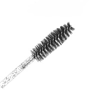 50pcs Jetable Micro Mascara Spoolie Cils Peigne Mini Brosse À Sourcils Mousse Nettoyant Cils Baguette