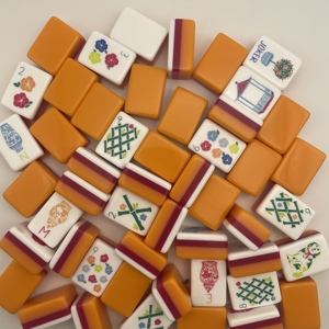 Tuiles de Mahjong Omm, 4 couches, luxe, gravées, 160 tuiles, ensemble de tuiles de Mahjong américaines Oh My - Product Image 3