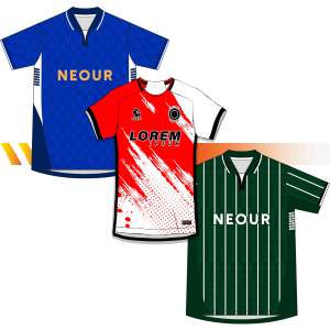 カスタムネームロゴ入り ユニセックス 大人用 サッカーショーツセット 通気性 100% ポリエステル 自動裁断 熱転写 OEMサービス YH - Product Image 1